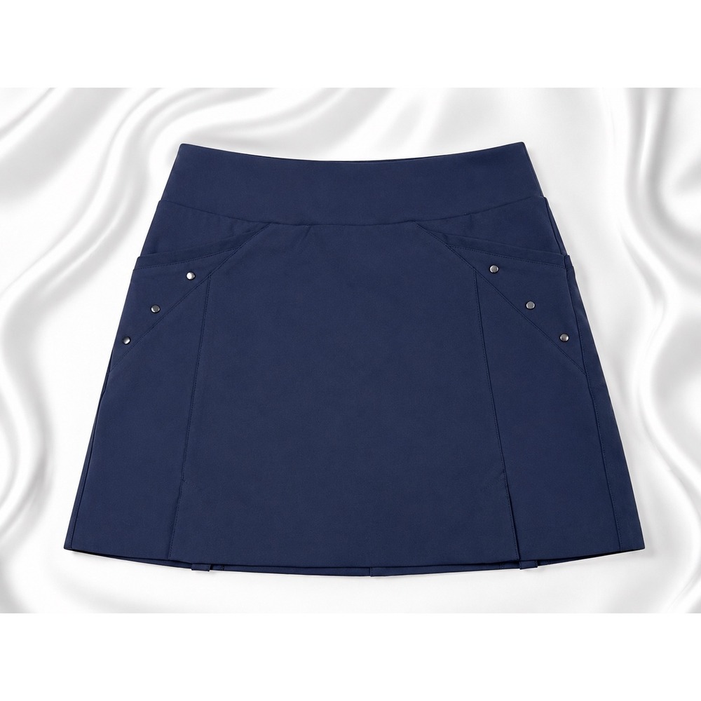 Tail Athletic Skort Womens 4 Navy Blue Excellent Cond Studded Golf Tennis Skirt